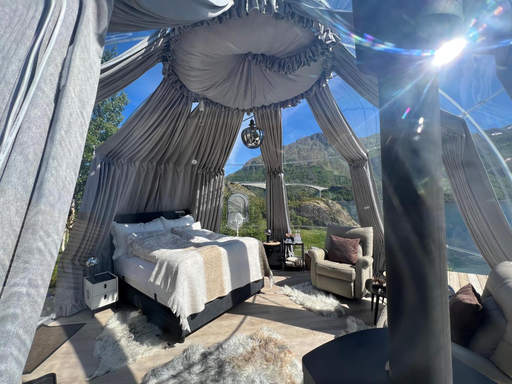 Lofoten Glampingdome Myrland Exterior foto
